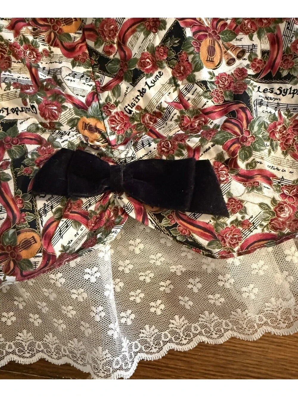 Petals San Francisco Vintage Girls Holiday Dress 1990s Made In USA READ 18 Month